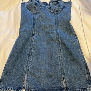 Lovers + Friends Blue Denim Kids Dress